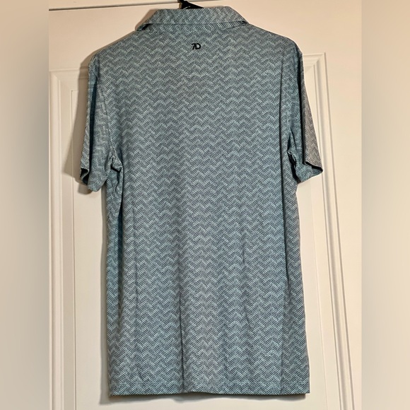 7 Diamonds Black and White Polo Shirt - Picture 7 of 10